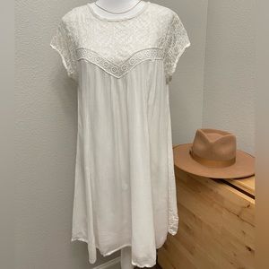 True destiny- Boho Ivory Lace Dress
